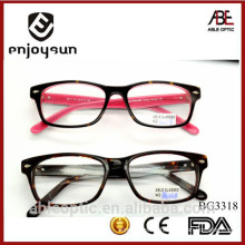 high quality 2015 double colors Light color acetate hand made spectacles optical frames eyewear eyeglasses
